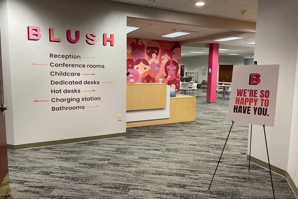 Blush co working space